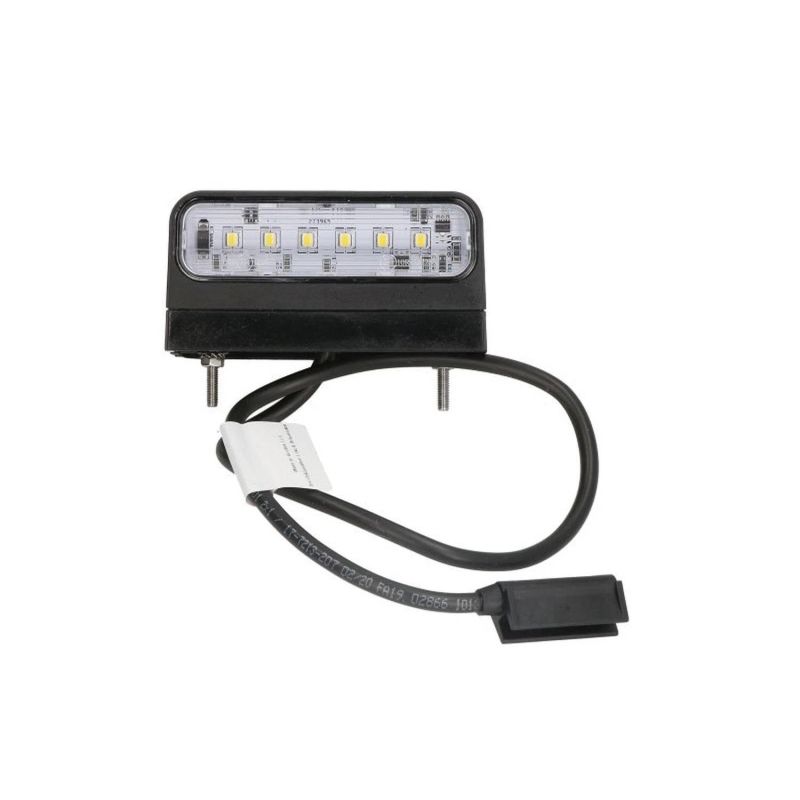 Aspock REGPOINT II LED Low Number Plate Lamp 12v-24v- Aspock part No.36-3804-007