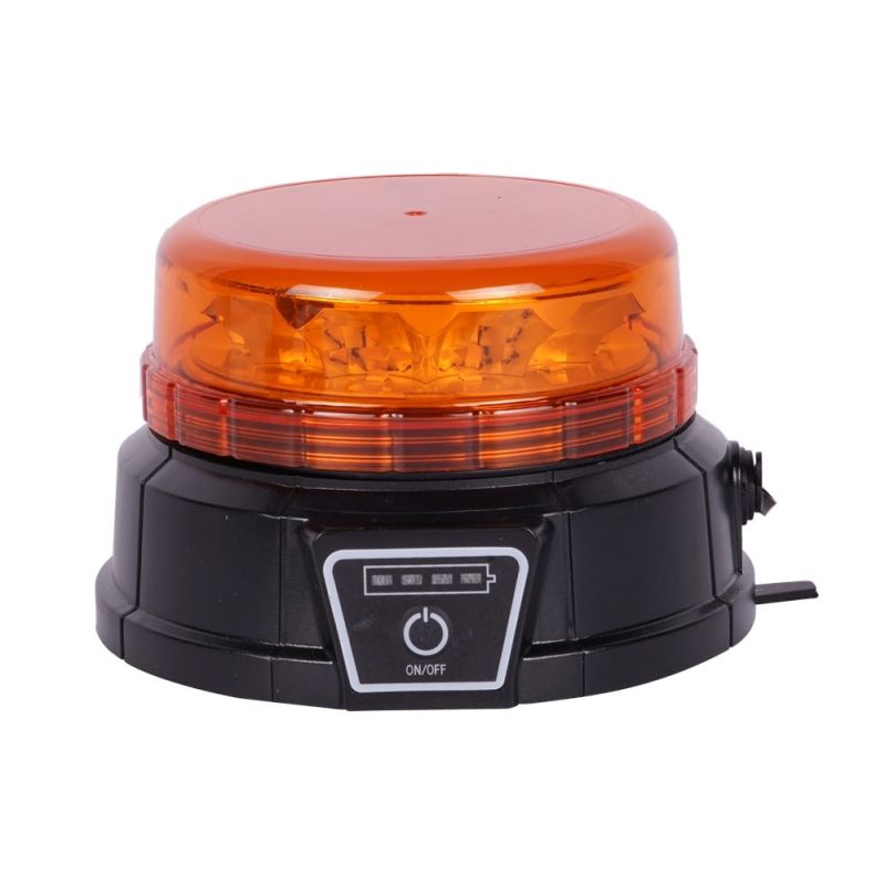 LED Rechargeable Warning Light, Enhanced Magnetic Base
