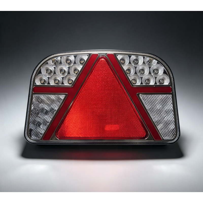 LED Trailer Light(Right), DC12-24V, Screw Base with Bayonet Plug, LED Light Source, ABS+PC Housing, IP65