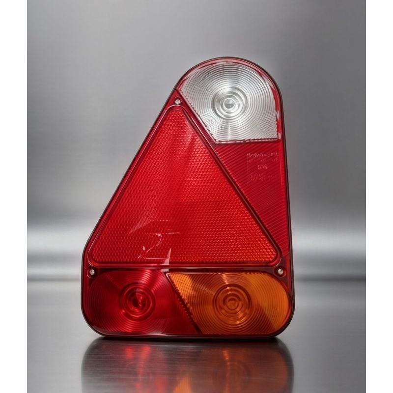TrailerTek Bulbed Left Hand Trailer Light, Screw Base, 5-Pin Quick Fit Socket