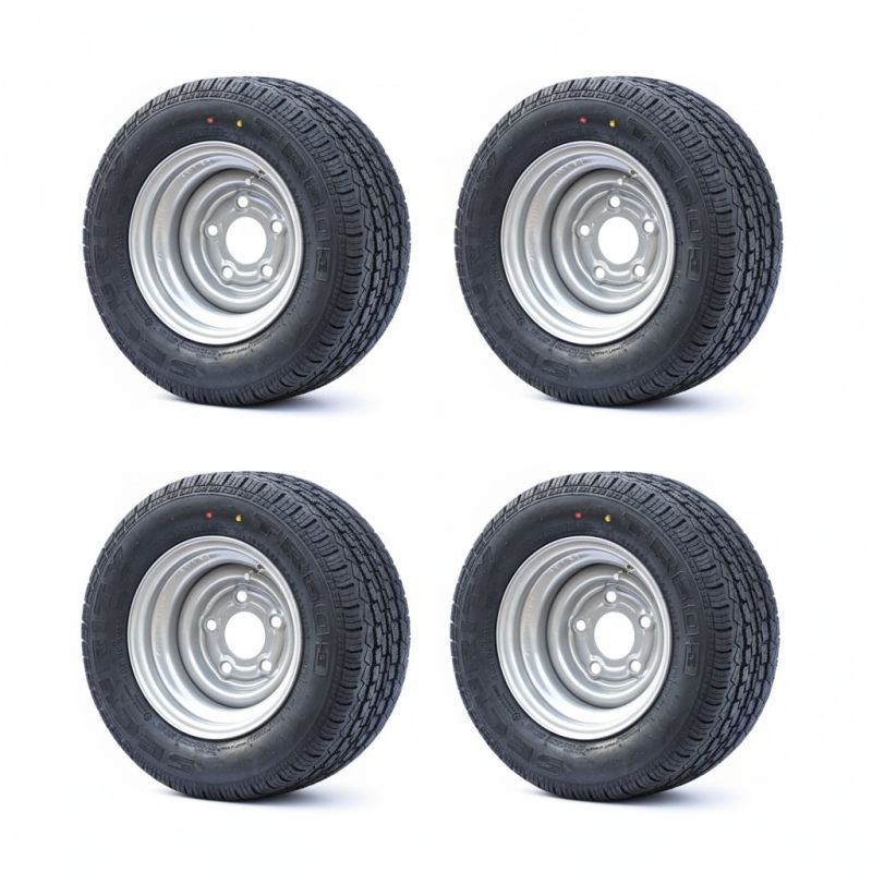 195/55 R10 , Security wheel assembly 5 studs on 112mm. PCD bundle x4