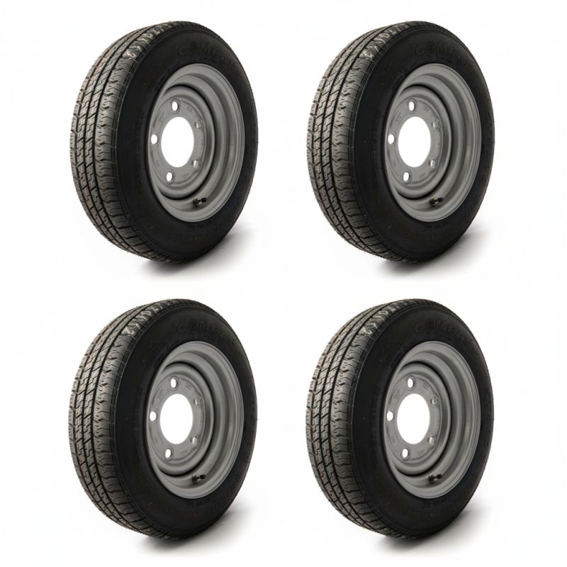 155/70 R12 Security, 5 on 6.5 wheel & tyre assembly-Bundle x4