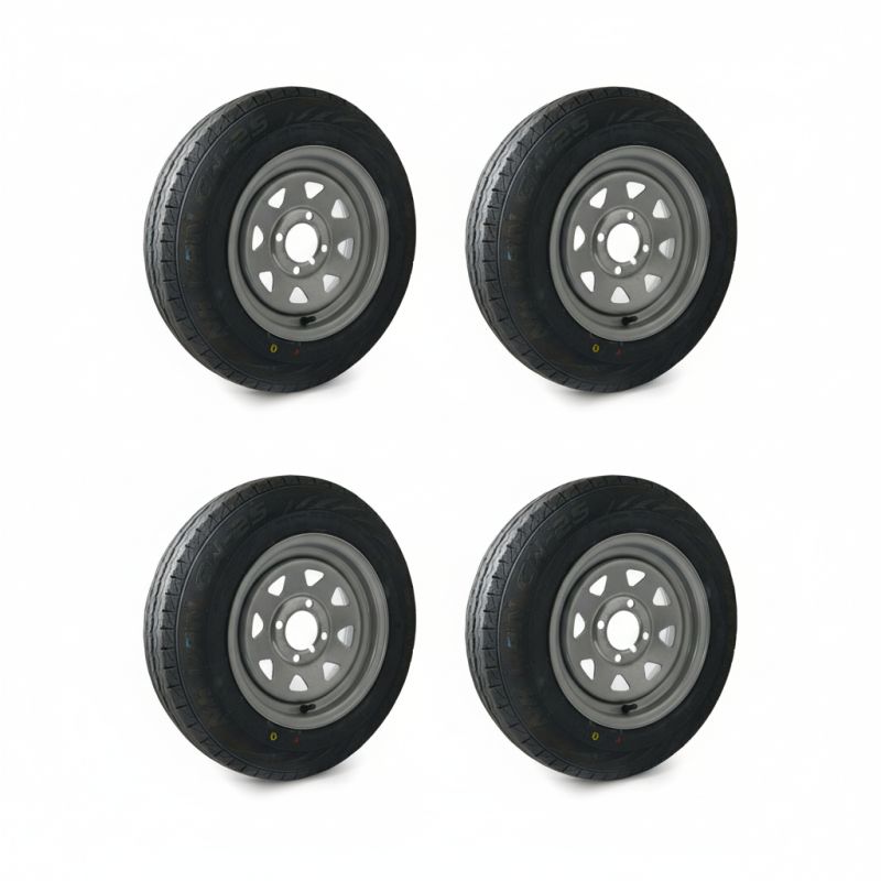 145 R12, 8 ply, 4 /4 PCD bundle x4