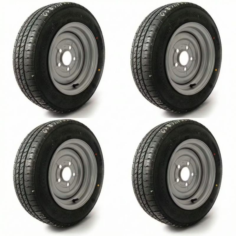 155/70 R12, 5 on 112mm, ET30, wheel assembly-For Brian James Trailers