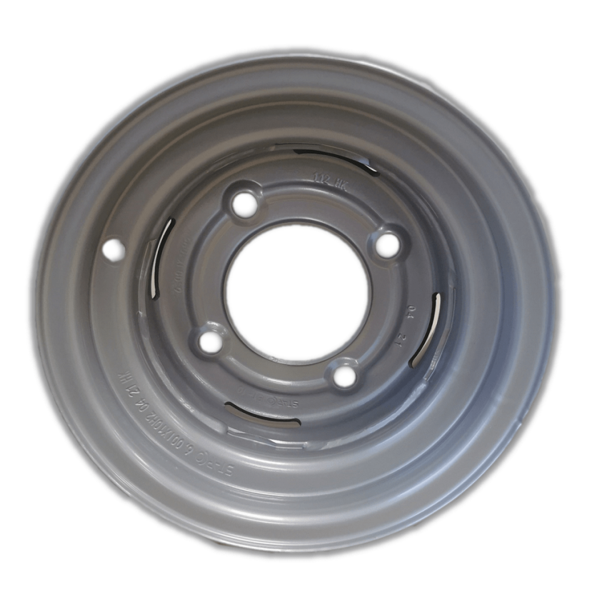 10 inch rim, 6J, 4 studs on 5.5