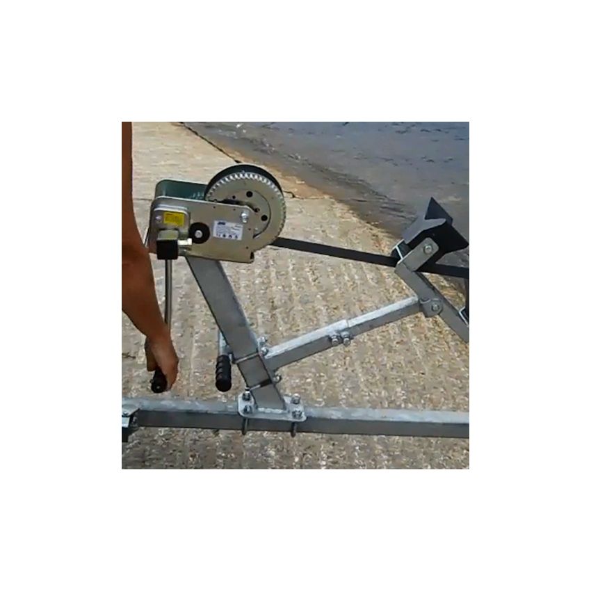 PROFESSIONAL SAFETY HAND WINCH & CLUTCH BRAKE 1100kg/2500lb (1631kg RL)