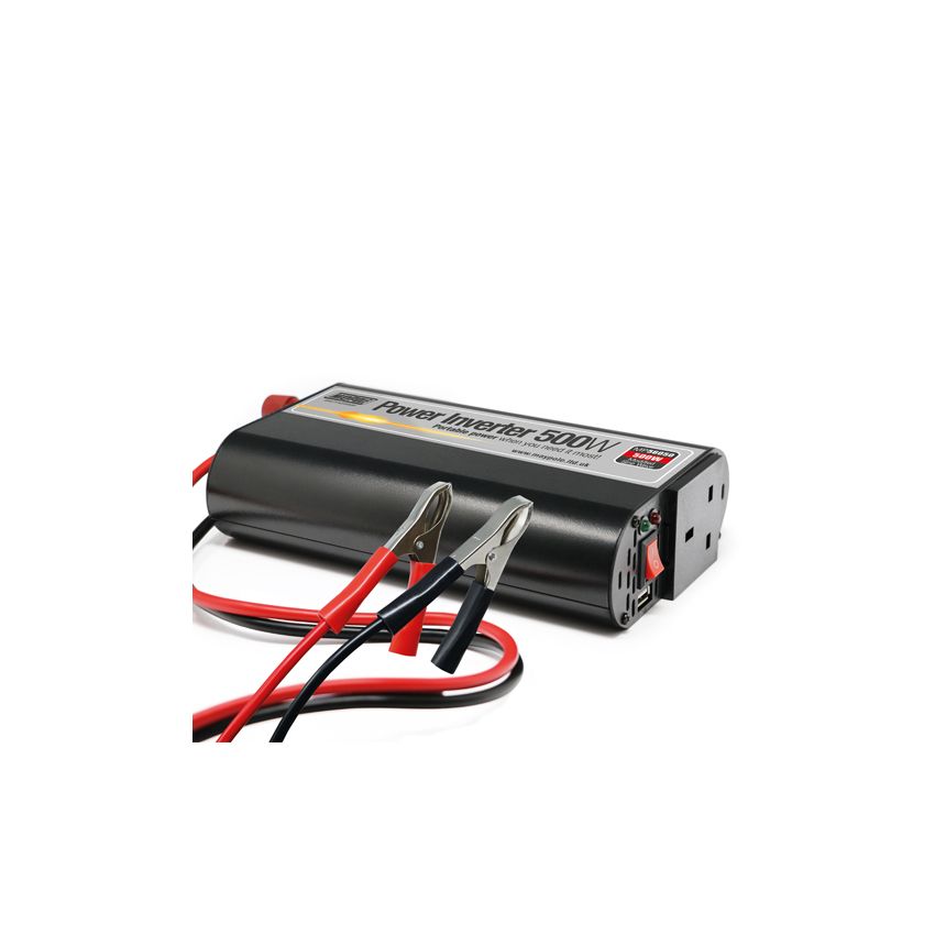 500W 12V/230V Power Inverter With USB