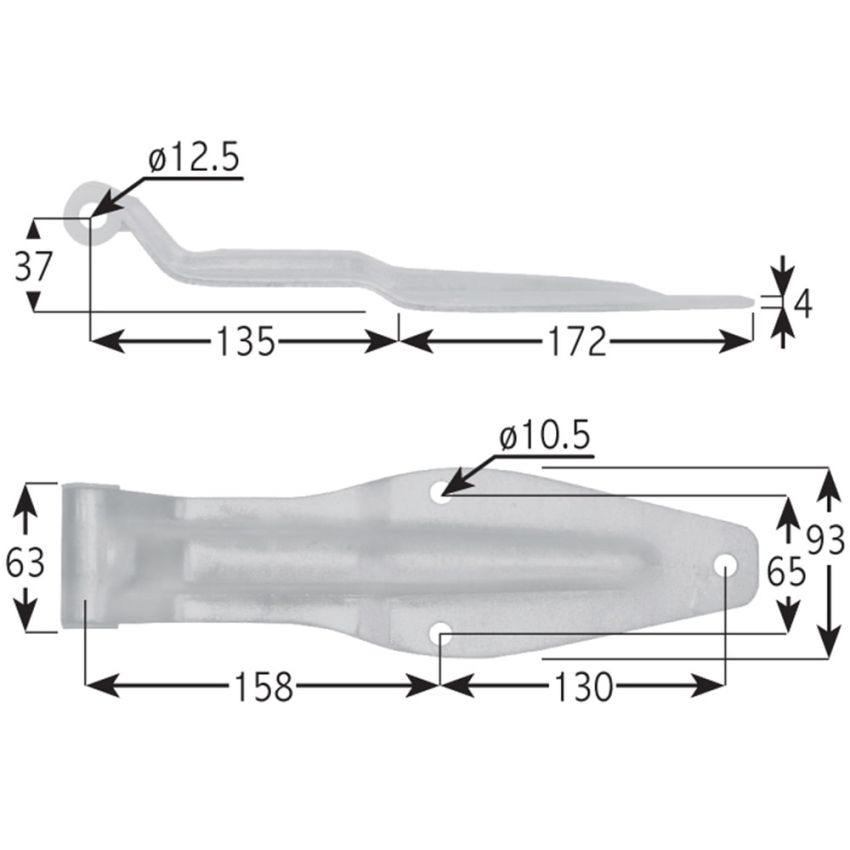 Complete Hinge Sets & Individual Components Robust Surface Coating	