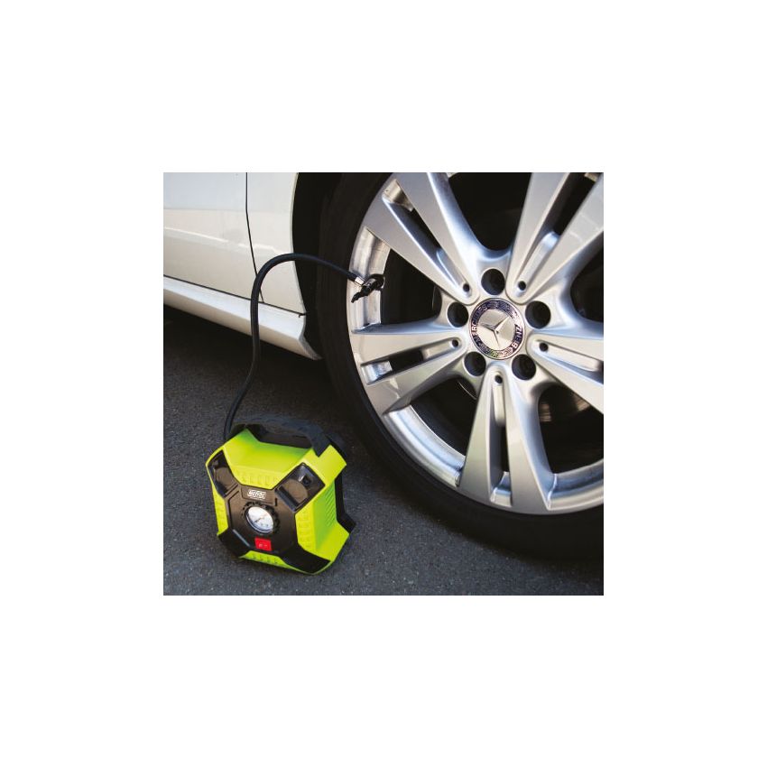 Maypole Analogue Air Compressor with LED Light 12V