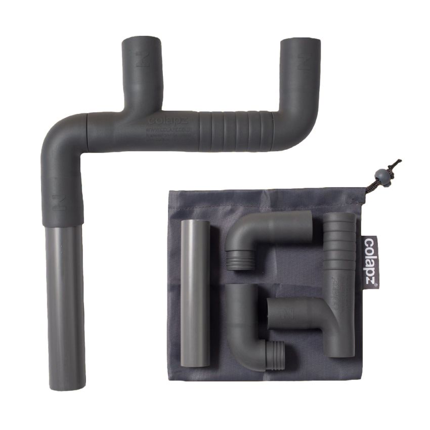 Colapz Flexi Waste Pipe Double Adaptor