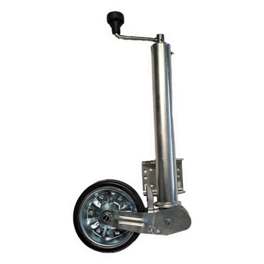 Auto Fold jockey wheel 60mm. dia. 250kg. capacity-single wheel