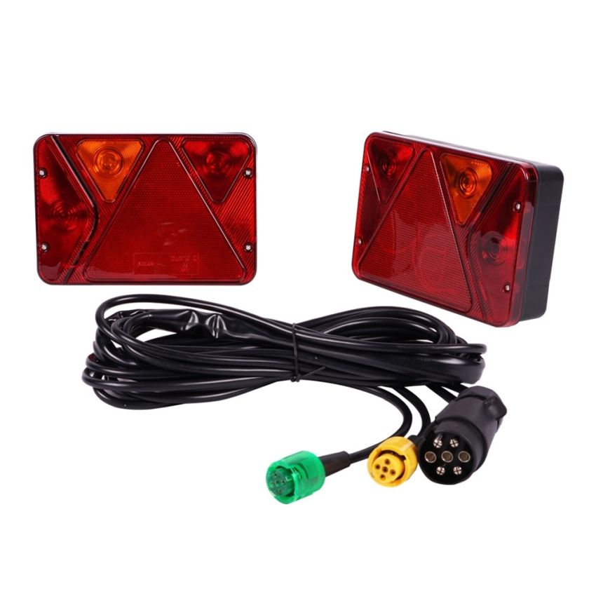 Bulb Trailer Light Kit, Screw Base with 5-Pin Quick Plug