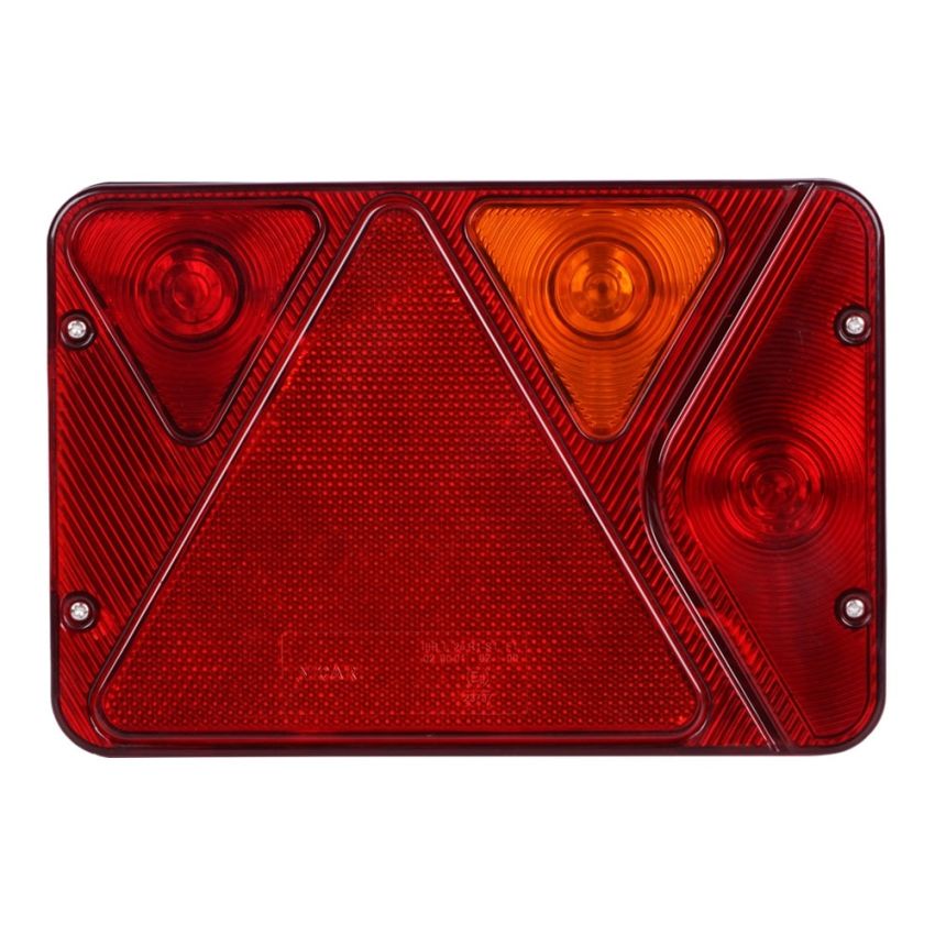 Bulb Trailer Light, Single Right Light, DC 12V, Screw Base with 5-Pin Quick-Fit Socket