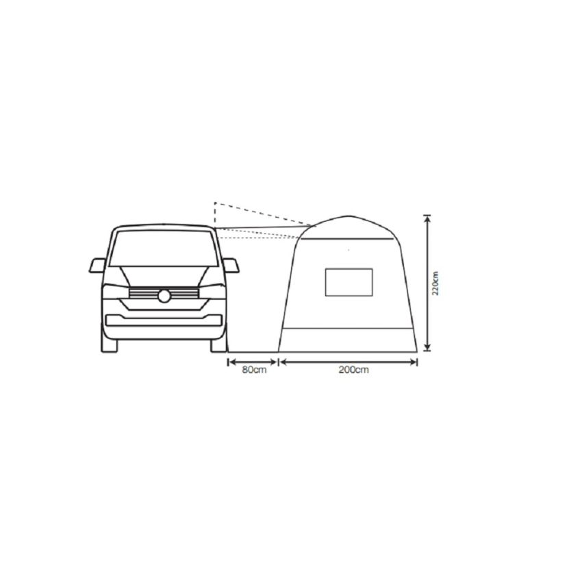 Cayman Outhouse Handi Van Awning 180cm - 210cm