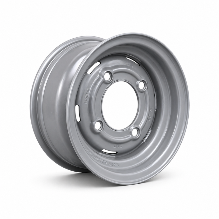10 inch rim, 6J, 4 studs on 5.5