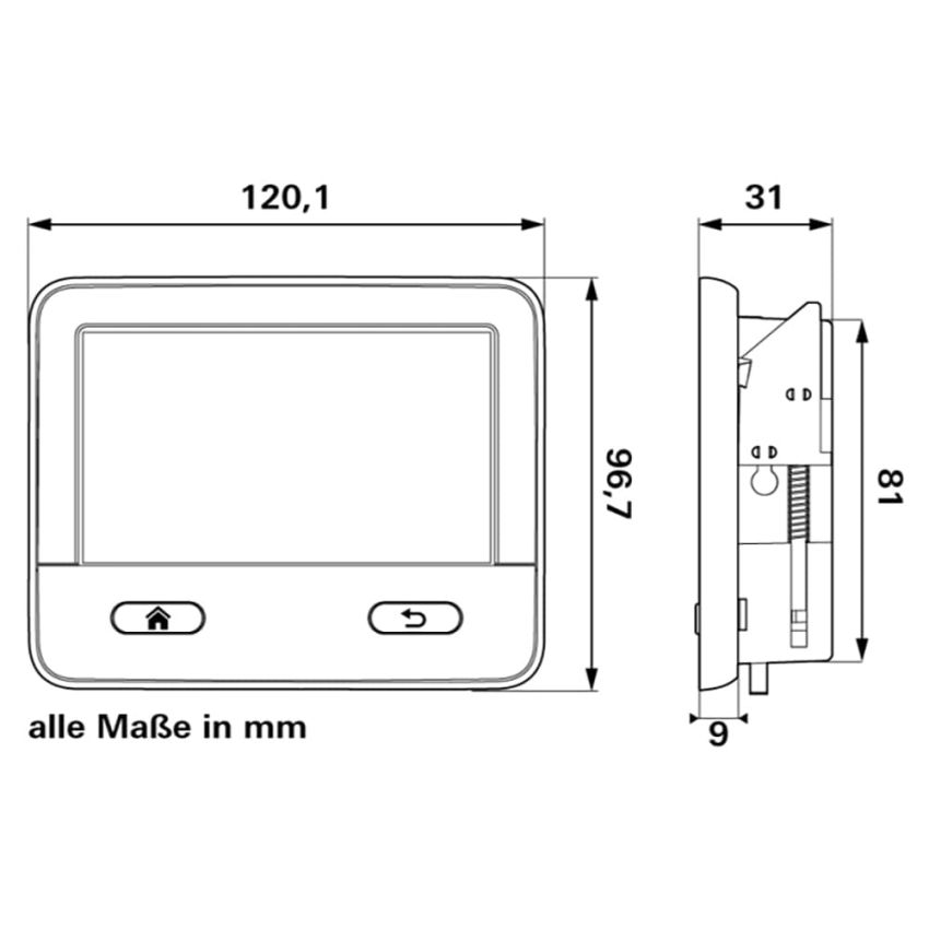 Combi D6 iNet X Panel Central operating system for retrofitting