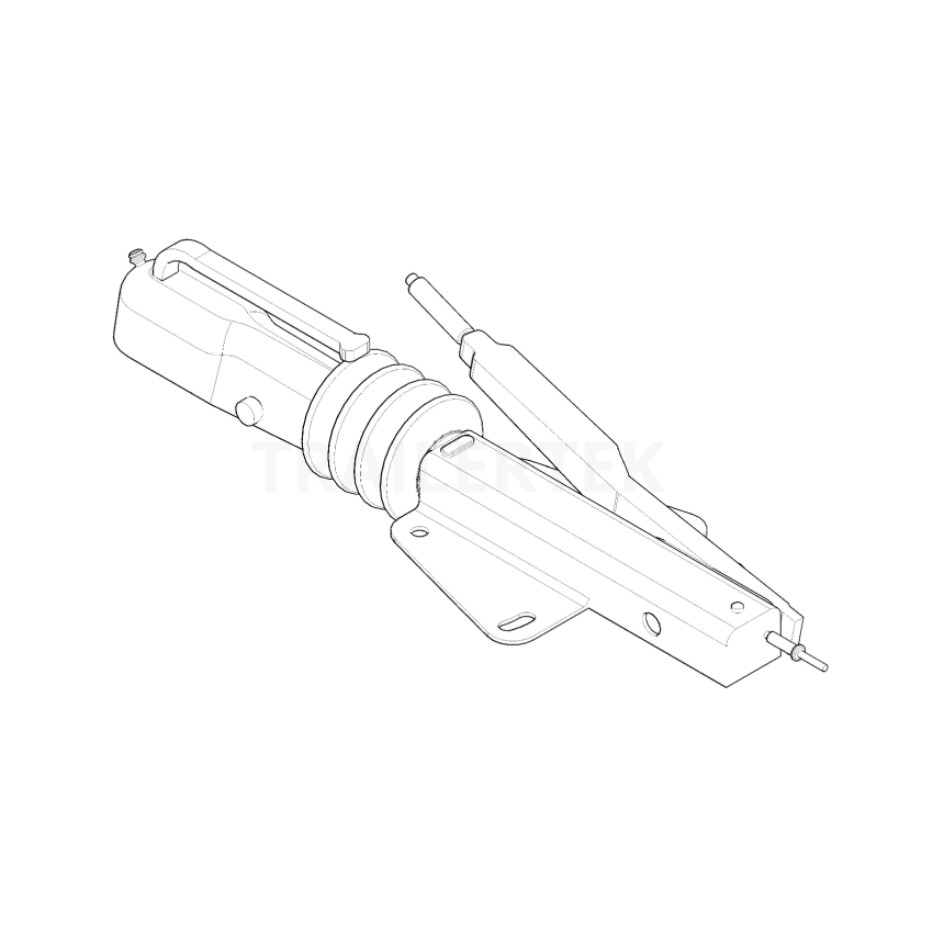 AL-KO 90 S Delta Pressed Steel Coupling - 1000kg
