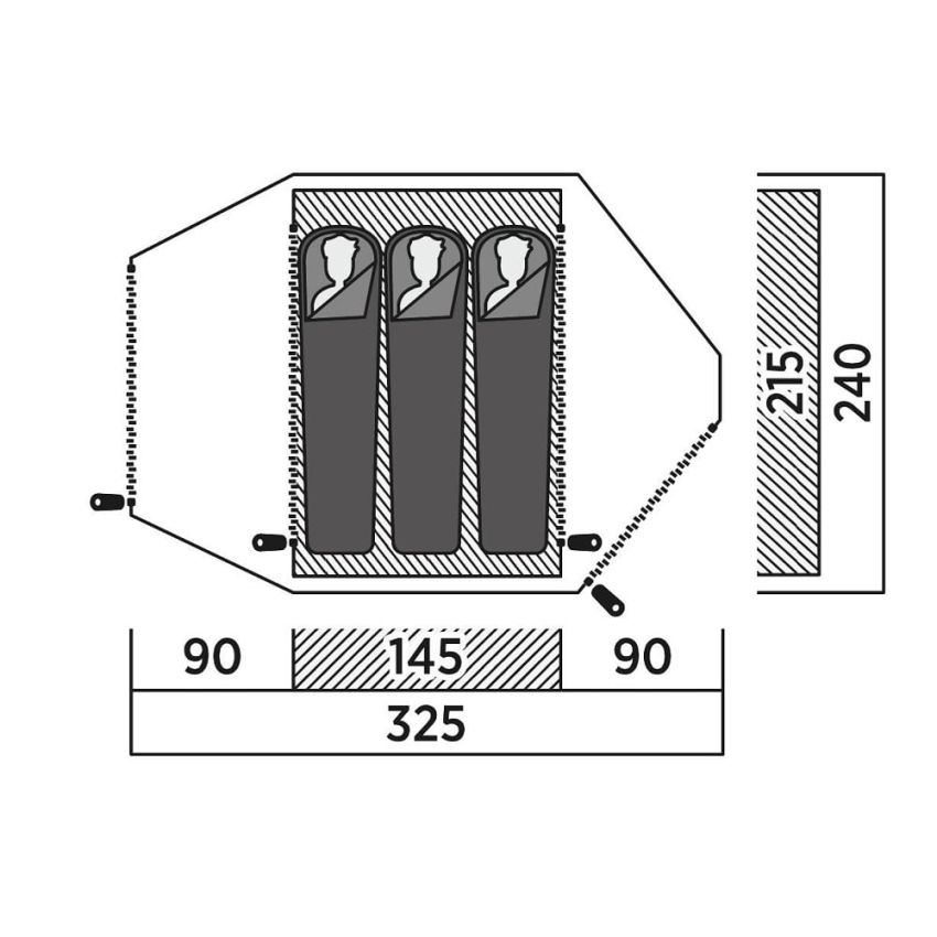 Easy Camp Vega 300 Compact 3-Person Tent