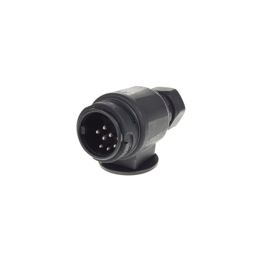 13 pin Euro plug, 12v., PVC body-WITH 8 PINS