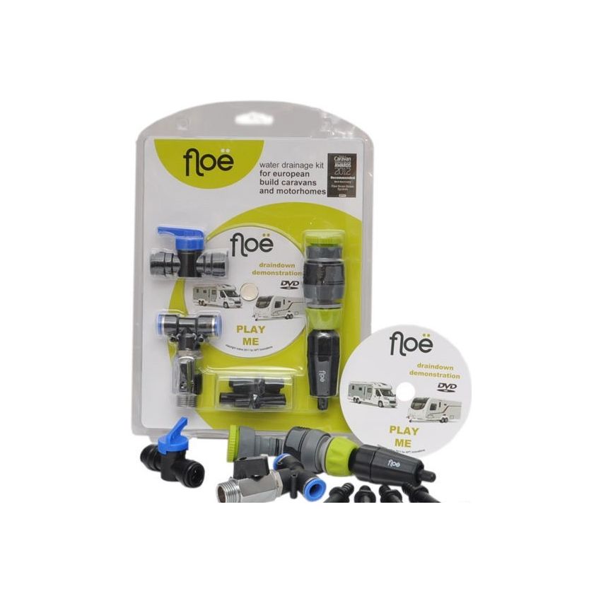 Floe European Caravan/Motorhome Water Tank Drainage Kit