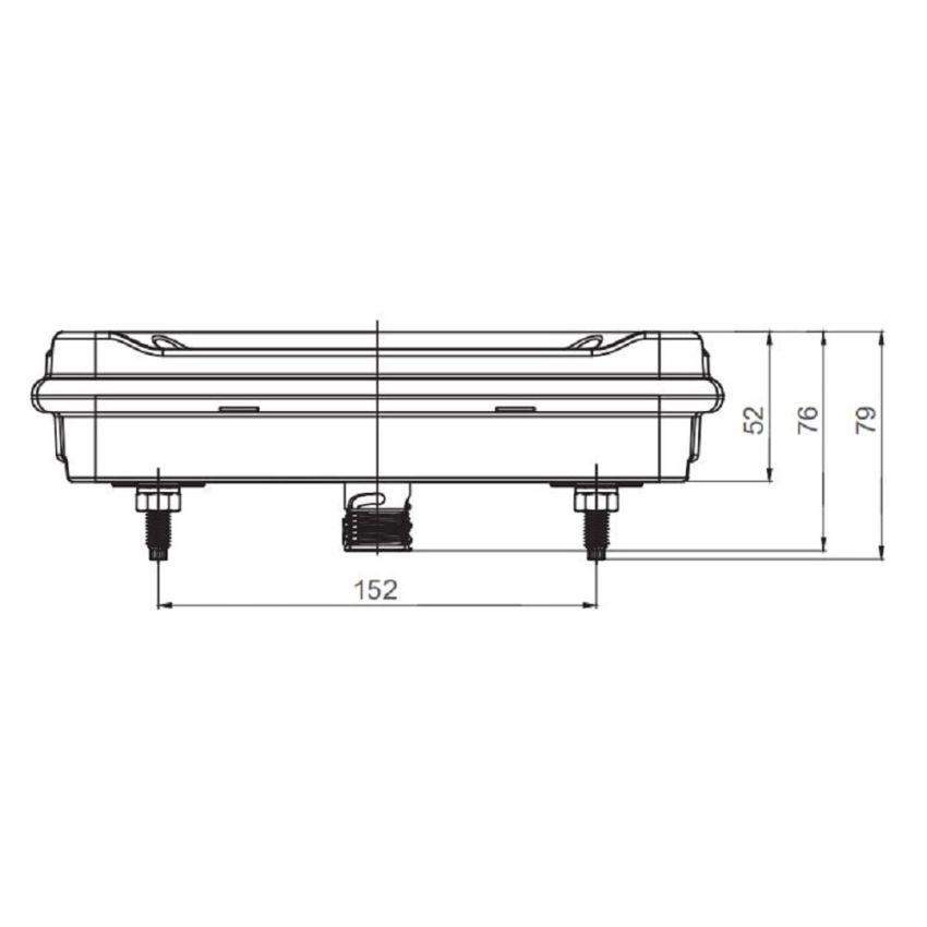 Aspock LED Rear Lamp With Glowing Body Technology RH