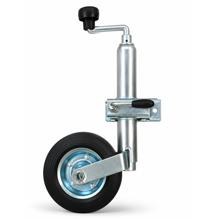 TT Jockey Wheel And Clamp (48mm Diameter)