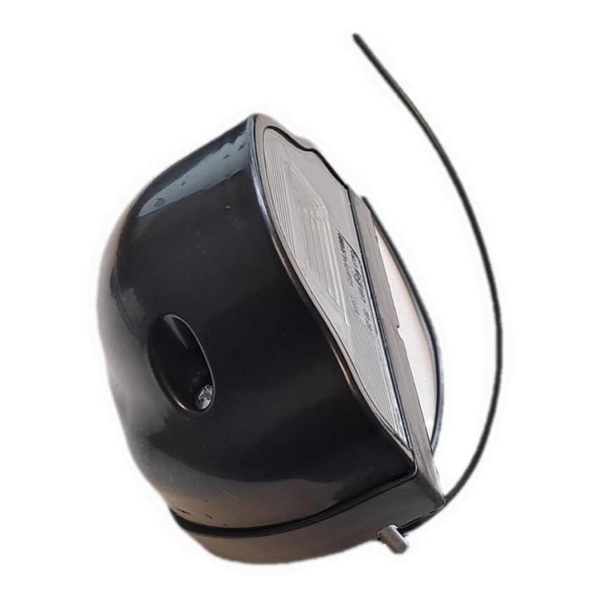 LED Number Plate Lamp 10-30v, Rounded Top with Studs