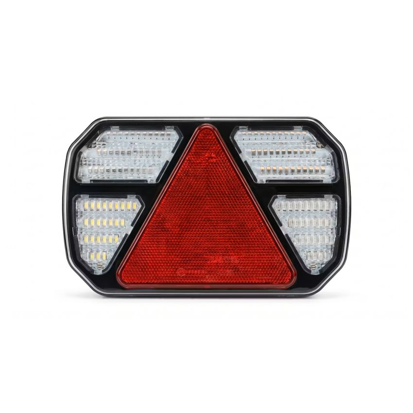 LED Trailer Light(Right), DC12-24V, Screw Base with Bayonet Plug, Black Surround