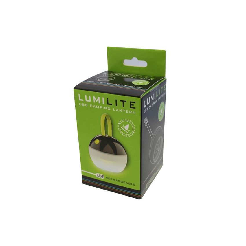 Lumi-Lite USB Rechargeable Camping Lantern LED Light 