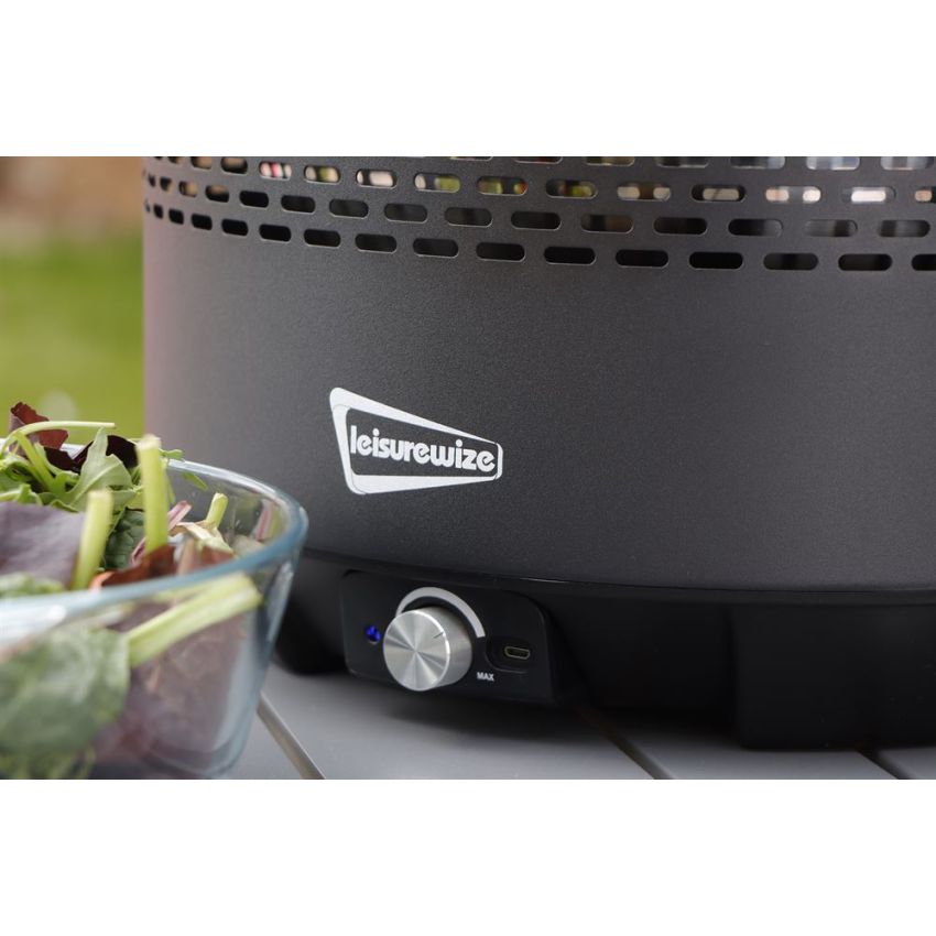 Leisurewize Yoga Grill BBQ Charcoal Portable Table & Outdoor Barbecue