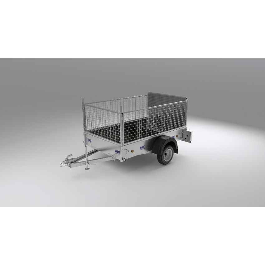 Meredith and Eyre 750kg Unbraked Trailer - (6'6x4' Wide) With mesh sides