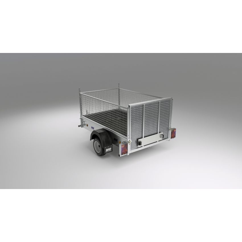 Meredith and Eyre 750kg Unbraked Trailer - (6'6x4' Wide) With mesh sides