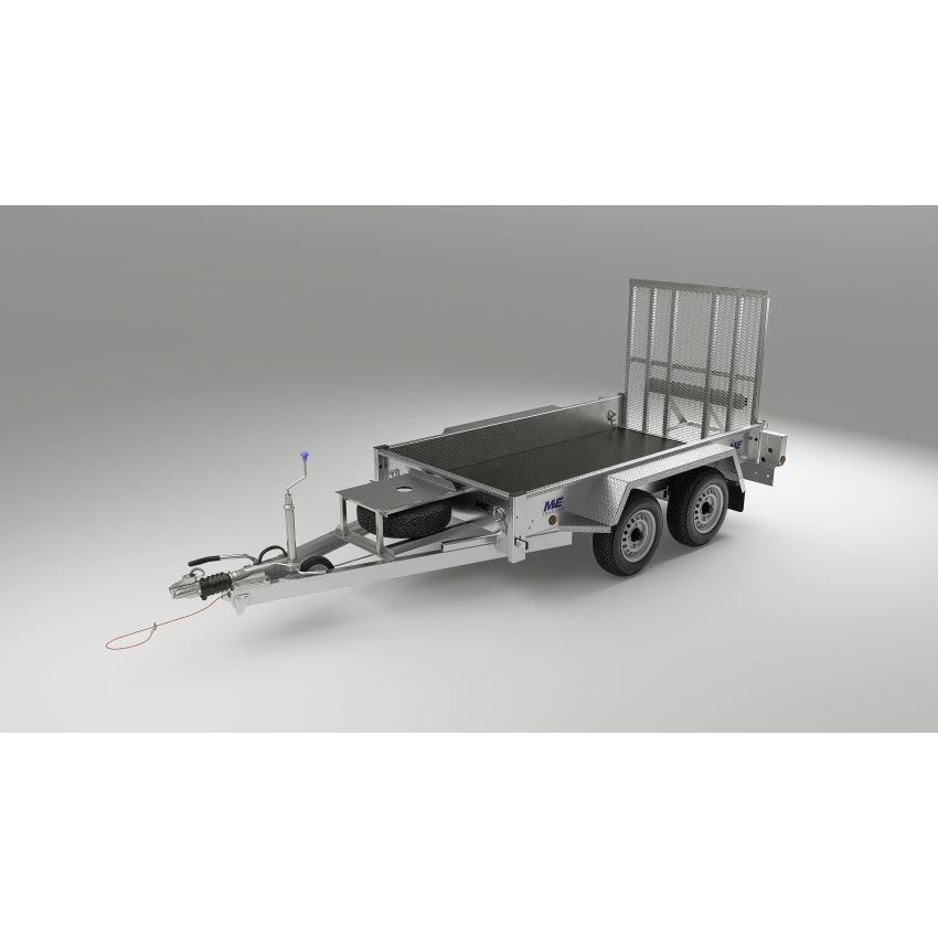 Heavy Duty Goods and Plant Trailers 2700kg W/ Supported loading ramp- 165R13 Wheels