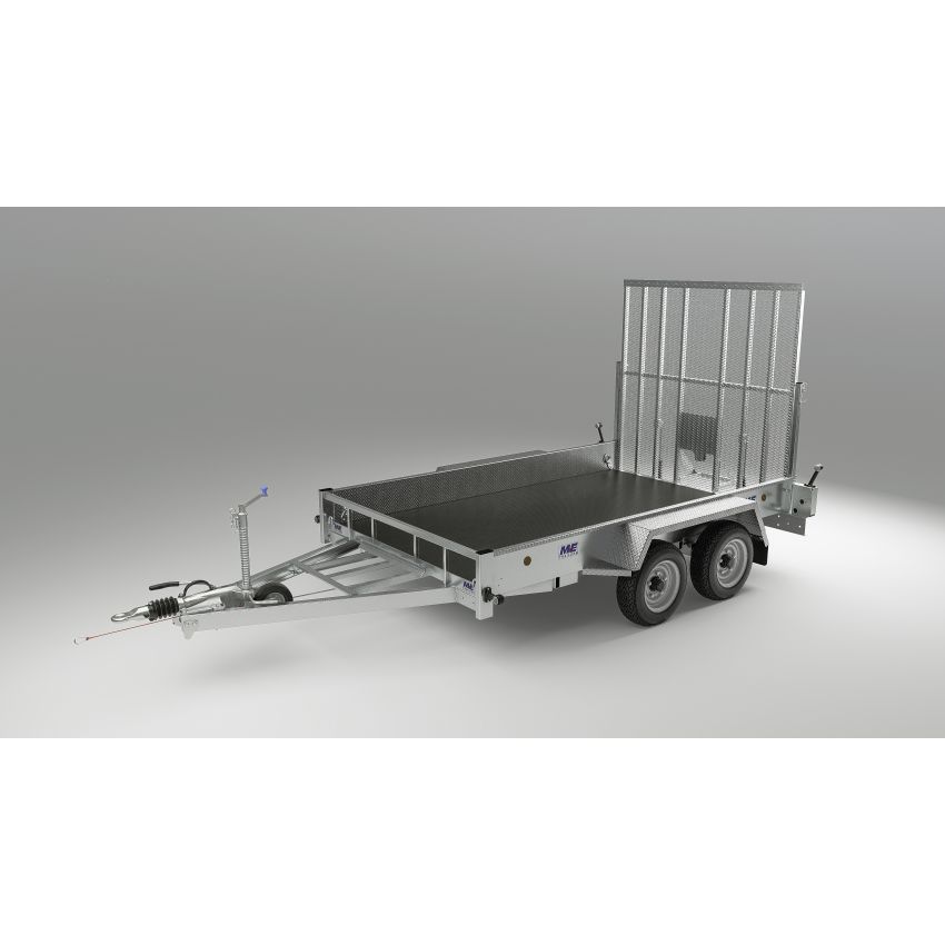 Heavy Duty Goods and Plant Trailers 3500kg W/ supported loading ramp + power assisted ramp lift