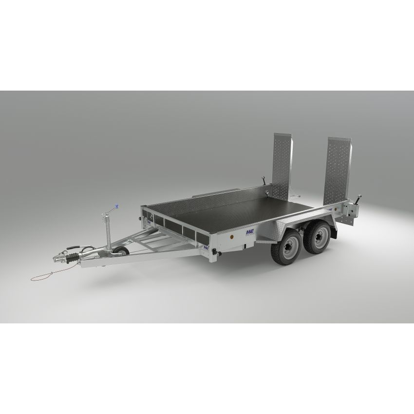 Heavy Duty Goods and Plant Trailers 3500kg W/ Supported adjustable loading ramp