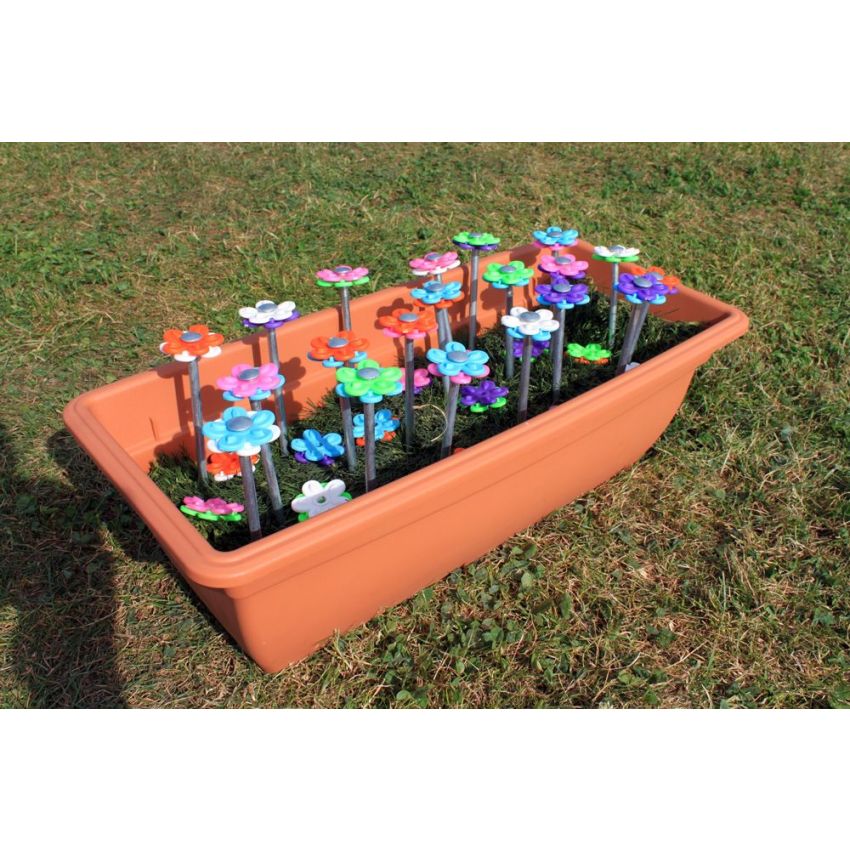 Multi-Coloured Daisy Pegs Set of 20