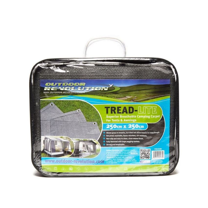 Outdoor Revolution Treadlite Carpet 260cm x 250cm Grey