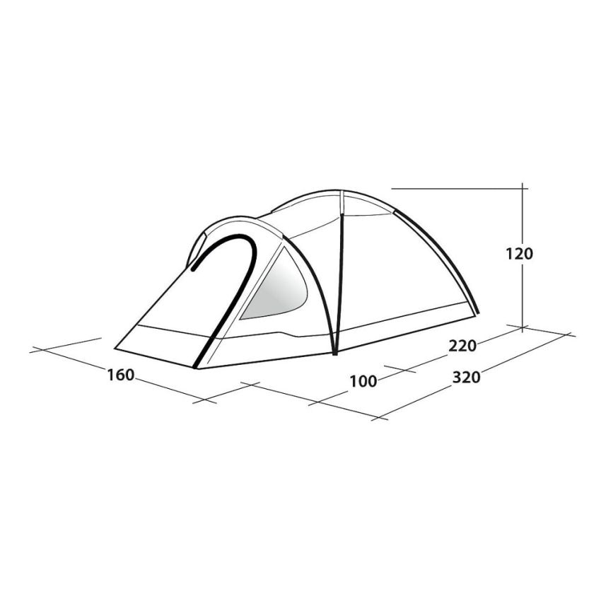 Outwell Cloud 2 Tent, 2-Person