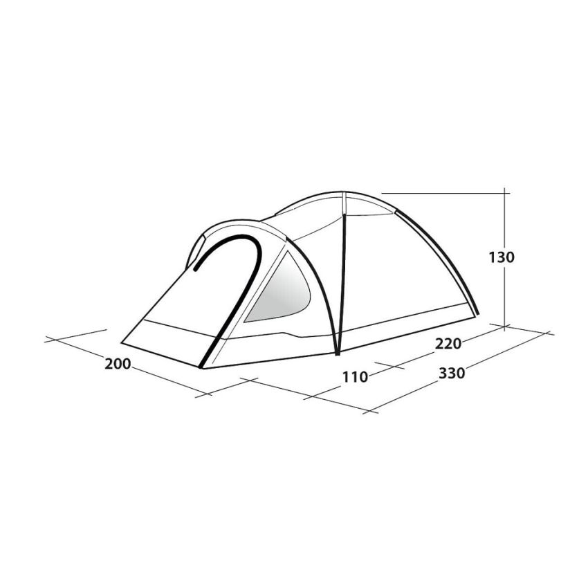 Outwell Cloud 3 Tent, 3-Person