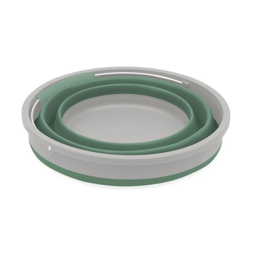Outwell Collaps Bucket Round With Lid Shadow Green