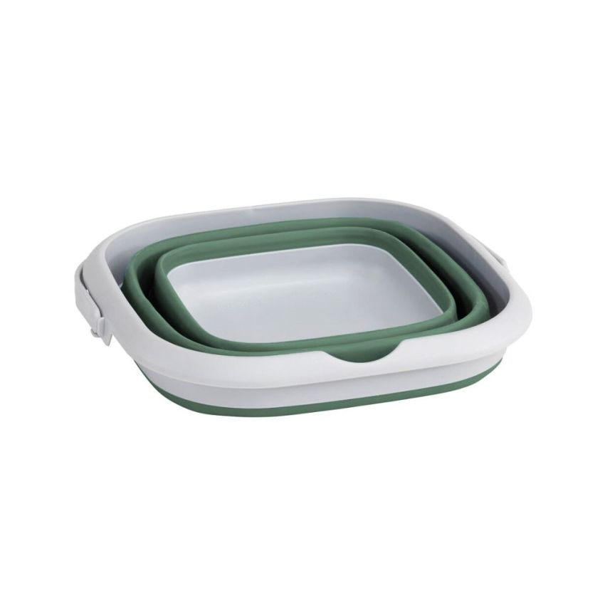 Outwell Collaps Bucket Square With Lid Shadow Green