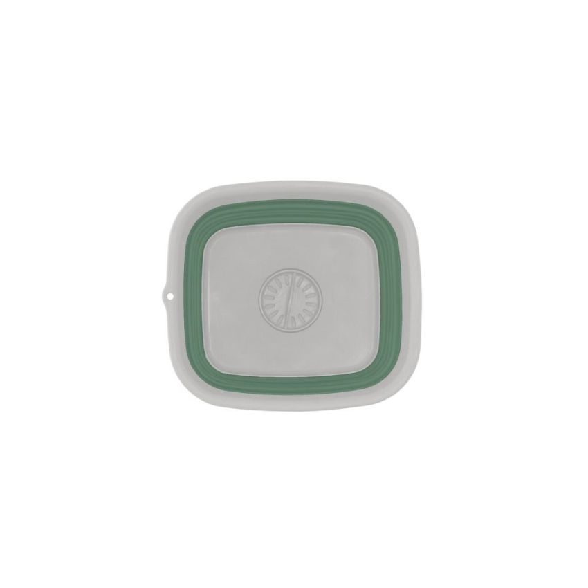 Outwell Collaps Wash Bowl With Drain Shadow Green