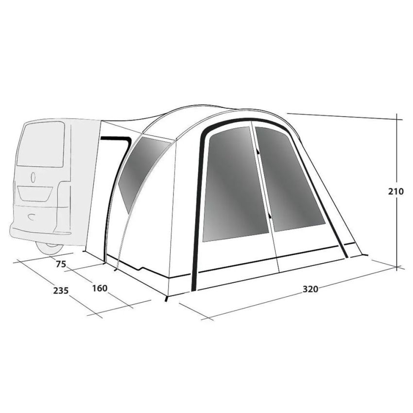 Outwell Lakecrest Driveaway Awning