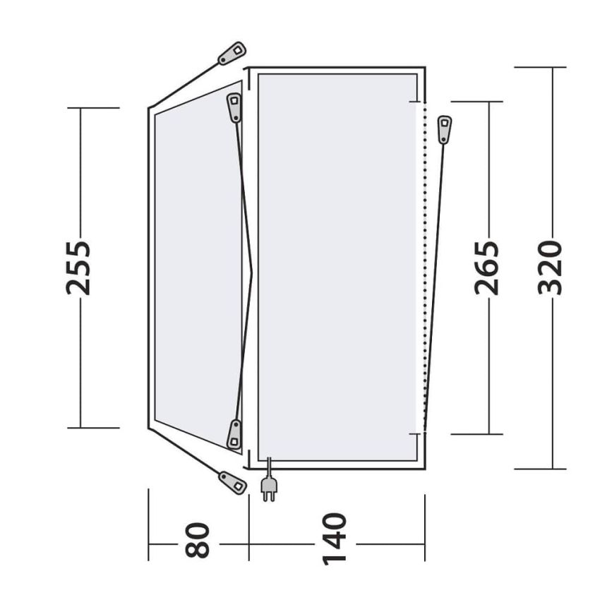 Outwell Seacrest Drive-Away Awning