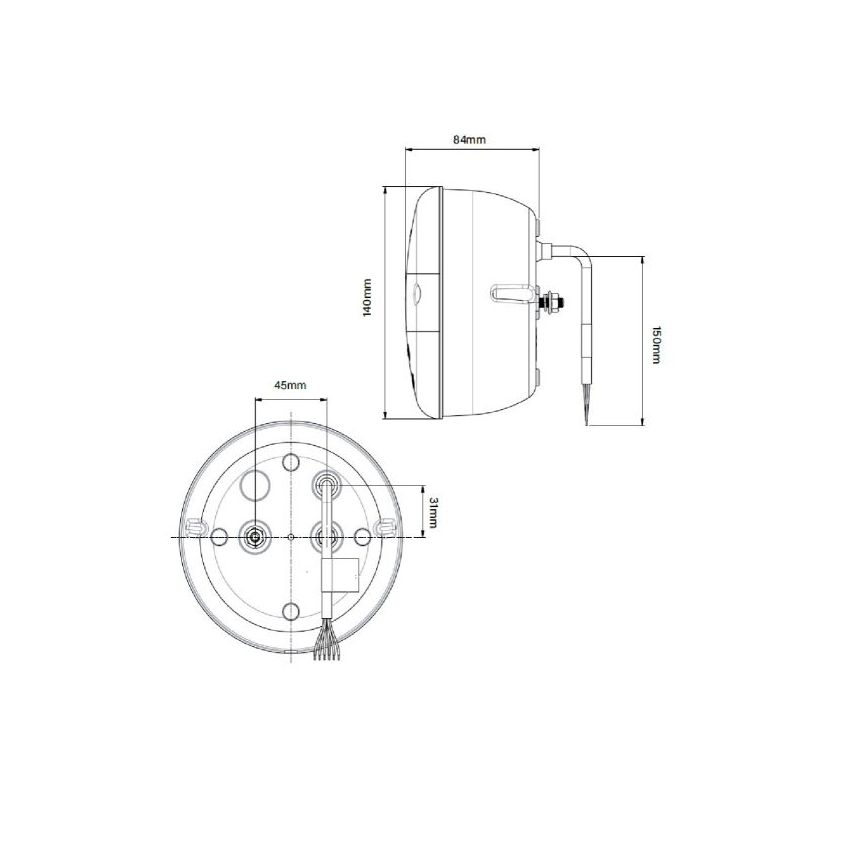 REAR LAMP ST/TL/DI/REV/FG,M815	