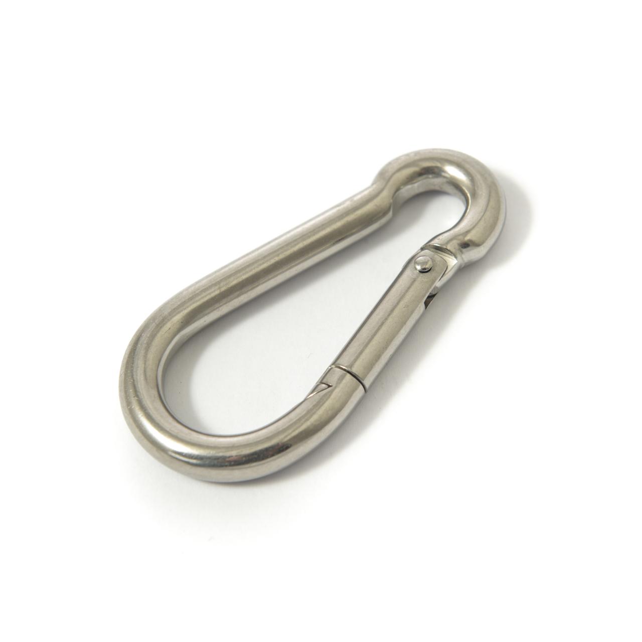 Stainless carbine hook 8x80mm