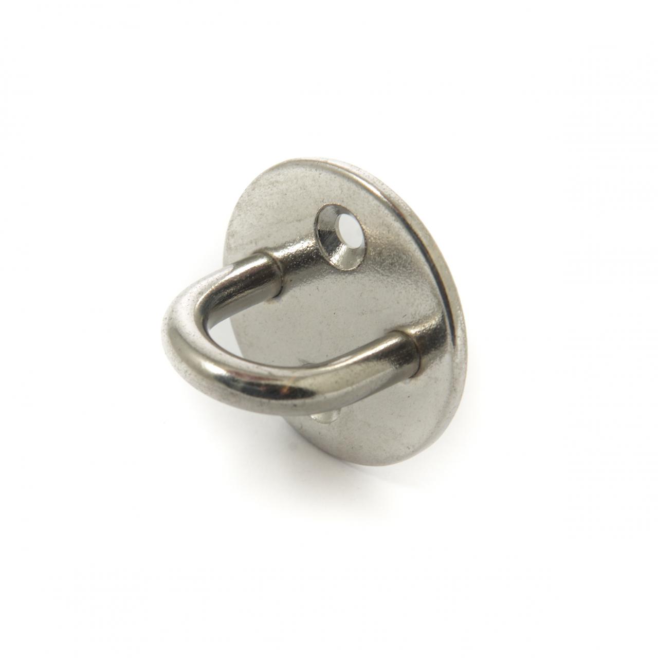 Stainless round eye plate