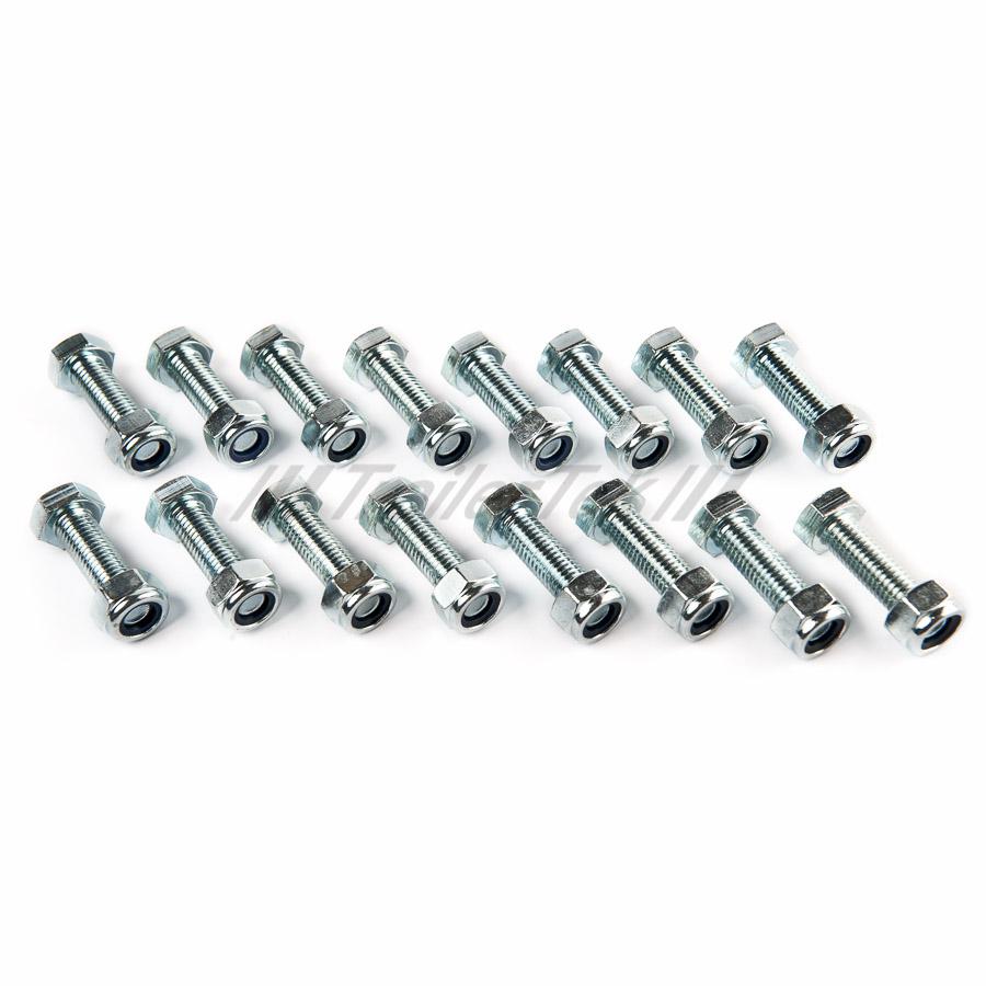 M8x20 bolt & lock nut set (16no.) for Peak 500