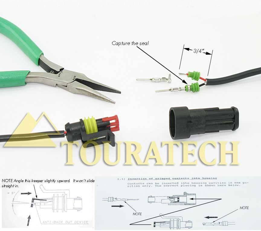 2-Way Male SuperSeal Connector Kit