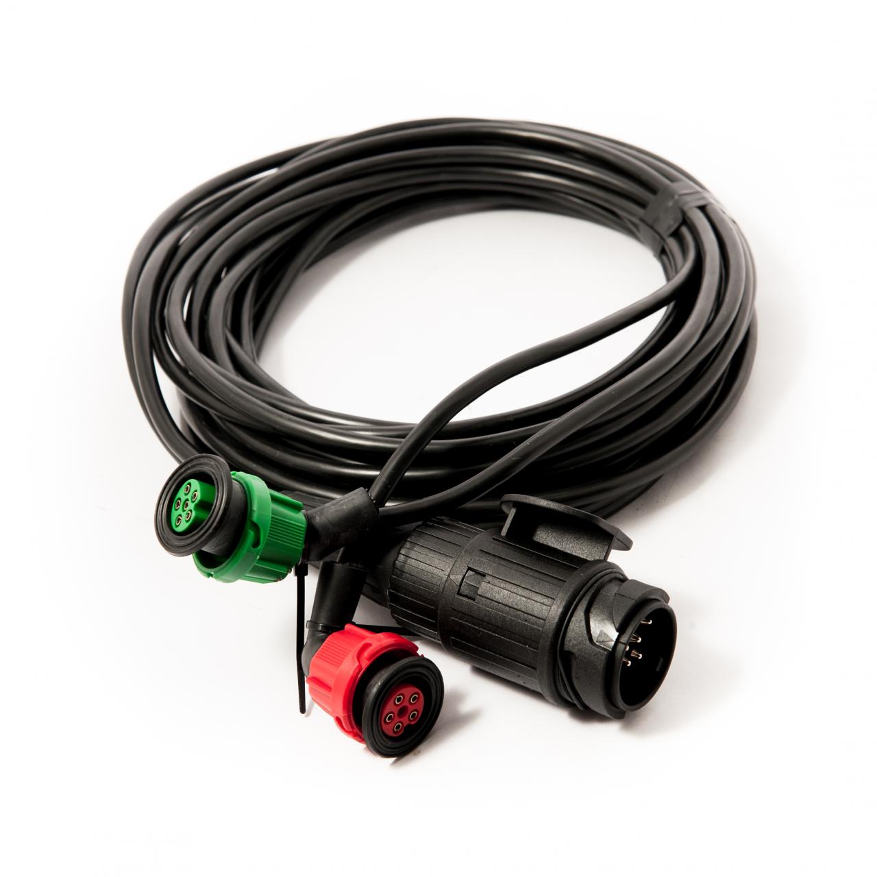 Wiring harness, 13-pin plug, 6m.